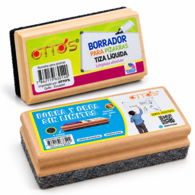 Borrador madera pizarra