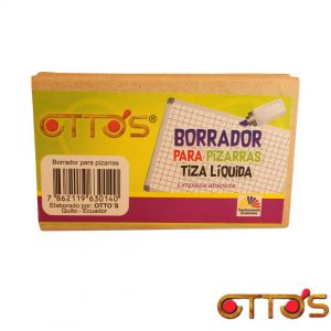 Borrador pizarra tiza liquida